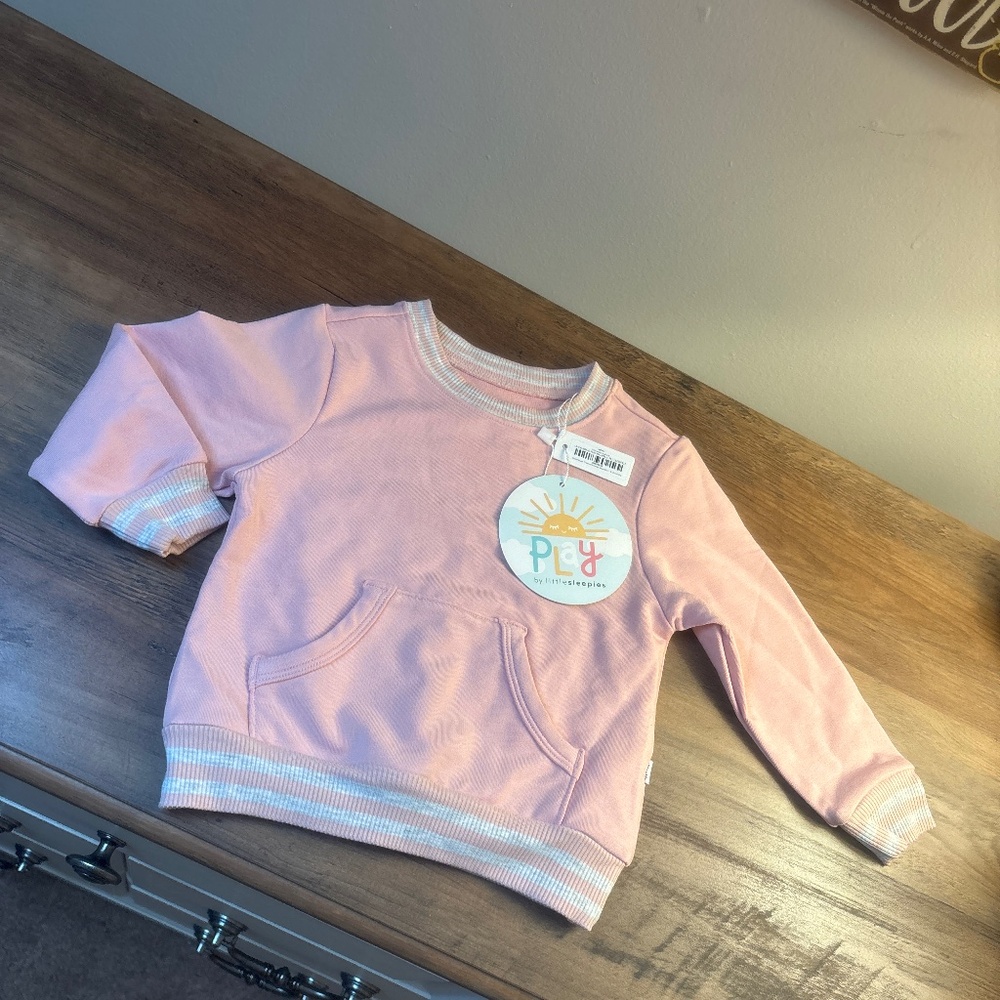 Little sleepies Crew Neck Sweatshirt 6-12 months New